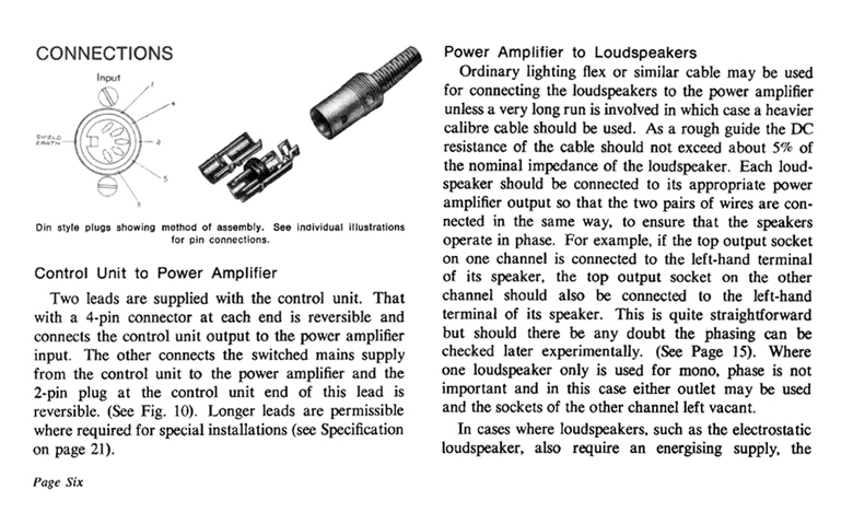 Quad 33 stereo control unit and 303 power amplifier