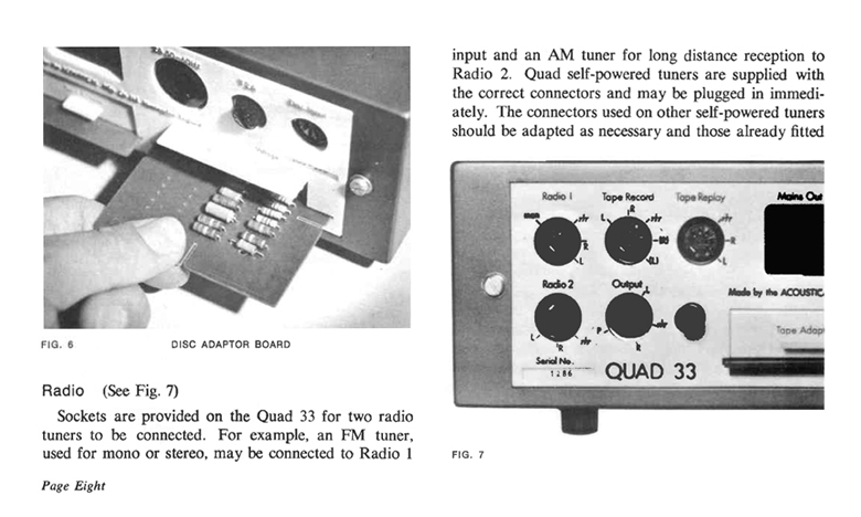 Quad 33 stereo control unit and 303 power amplifier